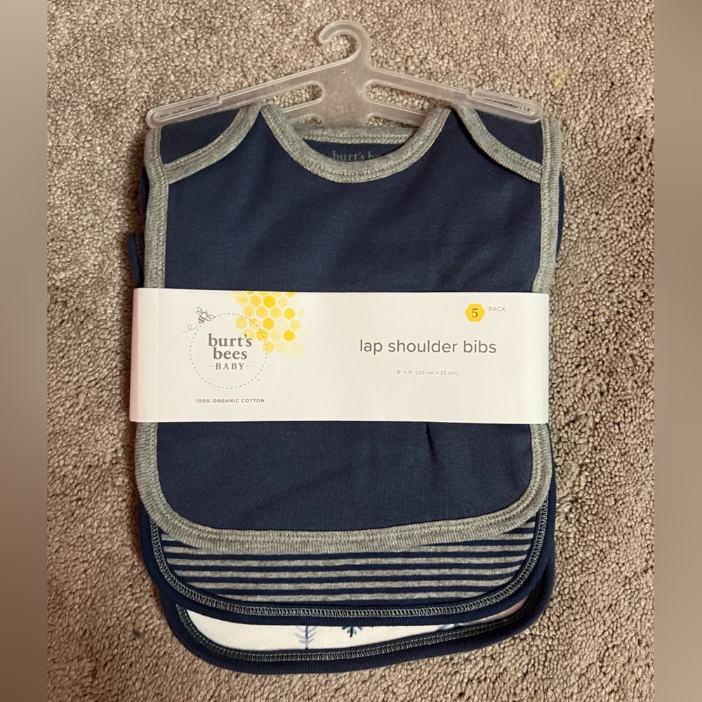 Lap shoulder bibs
